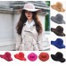 's Vintage French Style Wide Brim Wool Hat Lady's Felt Floppy Sun Hat 1 PC 6971277645796 eb-51164916